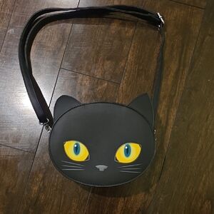 Black Cat Face Shoulder Bag